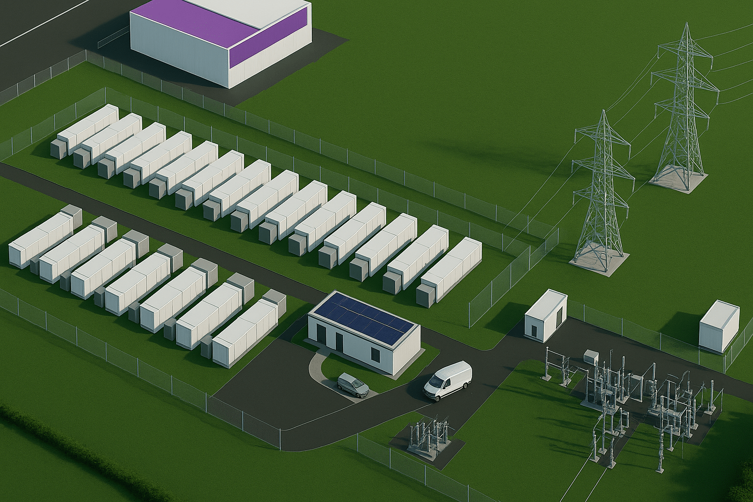 Dienstleistungen für Batterie-Energiespeichersysteme (BESS) I TRIPS group