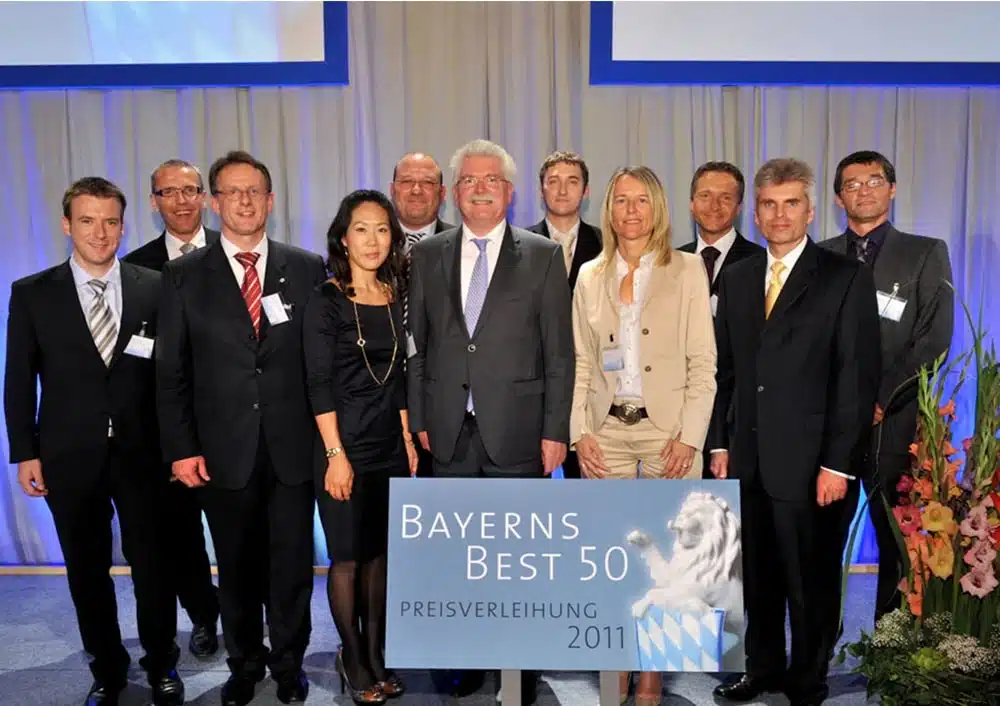 Caroline und Christian Trips werden mit anderen mit dem Preis Bayerns Best 50 ausgezeichnet | TRIPS group